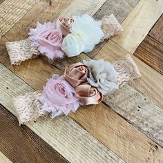 Beautiful elastic lace headband, perfect for 1st birthday, newborn photoshoot, or to be given as a gift. Each showcasing flower detail. Soft for newborn head. Lace Headband, Cute Slippers, Chiffon Flower, Baby Hair Accessories, Mouse Ears Headband, Chiffon Flowers, Christmas Mouse, Lace Headbands, Flower Detail