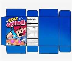 an image of a box with cereal in the front and back side on it's packaging