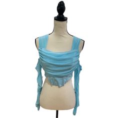 Sheer Sleeve Cold Shoulder Corset Top Zipper Back Closure Sheer Overlay Boned Bodice Corset Style 95% Polyester 5% Elastane Mermaid Core Top, Mermaid Halloween Outfit, Fairies Halloween, Siren Cosplay, Mermaid Clothes, Mermaid Bodysuit, Avatar Fashion, Siren Costume, Mermaid Halloween Costumes