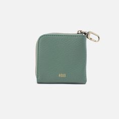 Clip this small pouch to your keys or bag to keep your small essentials close at hand. Cass Small Pouch In Pebbled Leather  Ivy MINI WALLET in Ivy | Hobo® Small Pouch, Small Pouches, Mini Wallet, Pebbled Leather, Ivy, Pouch, Wallet, Leather