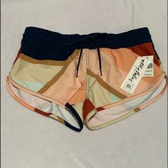 Ripcurl Women’s Xs Surf Shorts So Rad! New And In Perfect Condition! My Daughter Accidentally Ordered 2 And Didn’t Return In Time. These Are Navy At The Top. No Liner, Tie At Front. Mesh Pockets. Casual Orange Bottoms For Poolside, Casual Orange Short Length Swimwear, Casual Orange Short-length Swimwear, Rad Color, Surf Shorts, Rip Curl, My Daughter, Blue Orange, Womens Swim