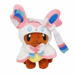 a small stuffed animal wearing a bunny costume