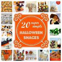 20 super simple halloween snacks for kids