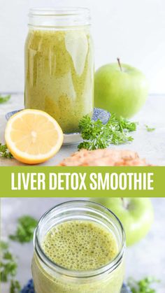 Liver Detox Smoothie, Filling Smoothie, Smoothies Vegan, Liver Recipes, Best Smoothie, Protein Smoothies, Liver Diet, Healthy Green Smoothies, Smoothie Detox