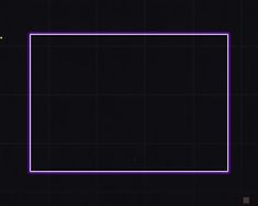 a purple rectangle in the middle of a black background