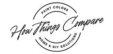 the logo for paint colors and furniture company