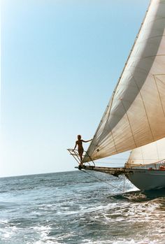 an instagram photo of a person on a sailboat