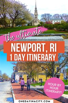 The Ultimate Newport, RI 1-Day Itinerary: Hour by Hour Itinerary! Rhode Island Bucket List, One Day In Newport Rhode Island, Where To Eat In Newport Rhode Island, Cliffwalk Newport Rhode Island, Portsmouth Rhode Island, Naragansette Ri, Best Restaurants In Newport Rhode Island, Downtown Newport Rhode Island