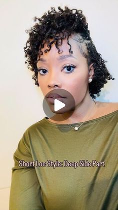 Dr. Deundra Hearne on Instagram: "Ok! Ok! Ok!! The side part girlies may be on to something 😂💕🌸 #Sisterlocks #Microlocks #ShortSisterlocs #ShortMicrolocks #Shortlocs #ShortLocStyles #LocCommunity" Cornrows On Sisterlocks, Grey Sisterlocks Black Women, Short Curly Locs Hairstyles, Sister Locks Hairstyles Short, Short Sister Locs Hairstyles, Styling Sisterlocks, Starter Sister Locs Styles, Microlocks Hairstyles, Sista Locs Sister Locks