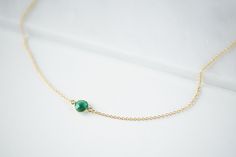 Gold Emerald Pendant - Choker Necklace - May Birthstone Necklace - Small Necklaces for women - Dainty Necklaces for women - Emerald Necklace - Small Stone Necklace - Green Necklace Delicate and Minimal. This is a handmade Emerald Pendant necklace in gold plated or sterling silver Gold Jewelry With May Birthstone Gemstone, Gold Birthstone Jewelry For Jewelry Making, Dainty Jewelry With May Birthstone Natural Stones, Gold Plated Gemstone Jewelry For May Birthstone, Gold Plated Birthstone Jewelry For Jewelry Making, Green Birthstone Jewelry For Birthday Gift, Gold Necklace With May Birthstone Gemstone, Sterling Silver Jewelry With Adjustable Chain For May Birthstone, Everyday Jewelry With Bezel Setting For May Birthstone