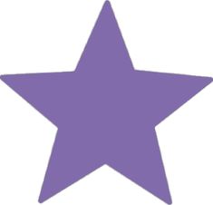 a purple star on a white background