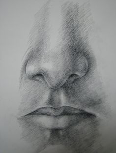 a pencil drawing of a woman's face with her mouth open and eyes closed