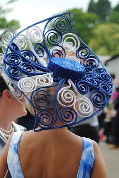 Creative Hats, Fascinator Hats Outfit, Unusual Hats, Foam Wigs, Fascinator Hats Wedding, Hats And Fascinators