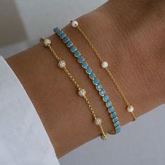 "Dainty beaded pavé bracelet is super chic & minimalist! Looks great paired with other bracelets or by itself!  Matching Necklace available! https://www.etsy.com/listing/1222967305/dainty-beaded-necklace-dainty-necklace?click_key=275df650b1d8bc35479987c32a32d3a1c42533c2%3A1222967305&click_sum=62015218&ref=shop_home_active_16&pro=1&sts=1 - - - D E T A I L S - - -  * Made of 925 Sterling Silver * We use a THICK, DURABLE plating of 14k Gold or Rhodium - for a piece that will be with you for years to come!  * Available in sizes 5.5\", 6.25\", and 6.75\" + .5\" Extension Chain * Lobster Clasp Closure * Nickel-free & Hypoallergenic  * Made of highest grade cz's for an authentic diamond look! * Also available in Ruby, Emerald, or Sapphire! RUBY https://www.etsy.com/listing/1209067278/beaded-brace Emerald Bracelet Gold, Pave Bracelet, Bracelet Stacking, Ruby Bracelet, Bracelet Diamond, Emerald Bracelet, Cz Bracelet, Bracelet Minimalist, Dainty Bracelet