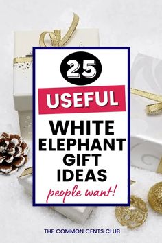 white elephant gift ideas for the 25 useful useful white elephant gifts are perfect for christmas and new year's eve