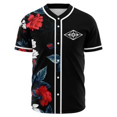 This baseball jersey looks great on and off the field. With a moisture-wicking fabric with a lightweight and breathable feel. And high definition printing that won’t fade after washing.100% polyesterRounded hemButton front closureMoisture-wicking fabric for a lightweight, breathable feelPremium polyester knit 230gsm jerseyHigh definition printing Cotton Jersey With Sublimation Print For Streetwear, Cotton Sublimation Design With Baseball Collar, Custom Print Sporty Jersey For Streetwear, Sporty Custom Print Jersey For Streetwear, Baseball Jersey With Sublimation Print For Streetwear, Sublimation Print Baseball Jersey For Streetwear, Streetwear Baseball Jersey With Sublimation Print, Sporty Baseball Jersey For Summer Streetwear, Sporty Summer Baseball Jersey For Streetwear