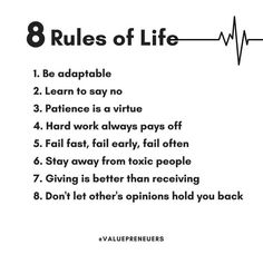 8 Rules of Life Blogging Quotes, Fb Ads, Youtube Money, Learning To Say No, Think And Grow Rich, Business Networking, Toxic People, Marketing Software, Business Advice