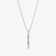 🎁 THE PERFECT GIFT FOR A LOVED ONE💝 MEANINGFUL AND PERSONAL Buy 2x necklaces as a gift set and save 15% - CLICK HERE Engrave the coordinates of a special location where memories were made, a date that means a lot, the initials of your soulmate or a meaningful phrase/name. You're gonna feel the nostalgia and be reminded of the good memories every time you look down at your custom piece. ✓ It's the perfect gift too, a thoughtful piece of jewelry that instantly warms their heart, and shows them h Custom Bar Necklace, Silver Bar Necklace, Custom Bar, Diamond Simulant, Perfect Gift For Him, Silver Bars, Sweat Proof, Matching Bracelets, Ring Size Guide