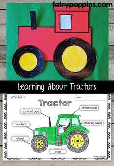 an activity for kids to learn about tractors