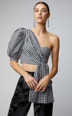 Click product to zoom Trendy Fashion Tops Long, Cotton Poplin Top, Poplin Top, Trendy Fashion Tops, 2020 Trends, Cropped Tops, Mode Inspiration, Fashion Tops, Cotton Poplin