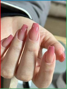 🌟💅 Say hello to Ombre Gel X – the game-changer you've been waiting for! No more messy techniques, just effortless perfection! 💁‍♀️✨ #NailHacks #OmbreGelX #FlawlessNails #ApresGelX #ApresNails #ombrenails #ombrenailhacks Ballerina Acrylic Nails, Pink Nail Art Designs, Simple Spring Nails, Acrylic Nail Set, Hard Nails, Summer Toe Nails, Pink Nail Art, Dope Nail Designs