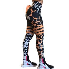 It Has Just Arrived! Kymm Animal Print High Waist Leggings Have An Exclusive Print With The Usual Too Notch Fabric For Your Maximum Comfort. Multiple Sizes Available. Ready To Ship. Casual High Stretch Orange Bottoms, Casual Orange Workout Pants, Orange Fitted Workout Leggings, Fitted Black Printed Pants, Casual Orange Leggings For Gym, Orange Fitted Casual Leggings, Casual Stretch Orange Leggings, Stretch Orange Casual Leggings, Spring Orange Fitted Leggings