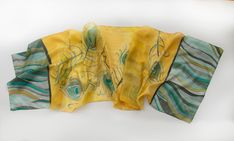 Hand painted silk scarf. Feathers silk scarf hand painted. Yellow grey scarf. Painted silk scarf, shawl. Yellow grey decorative scarf with peacock feathers. Summer scarf painted. Long fashion scarf. Bright scarf handpainted. Mothers Day gift. Shawls, scarves hand painted. All scarves in my store are painted by hand only! size - 17 by 70 inches this scarf paint on pure silk, ponge 6 MADE TO ORDER listing Please, Note! The scarf from this great photo was sold. This is one of my favourite photos in Handmade Silk Scarf For Summer, Handmade Silk Scarves For Summer, Artistic Handmade Silk Scarf For Summer, Handmade Artistic Silk Scarf For Summer, Yellow Silk Scarf For Summer, Hand Painted Silk Scarf For Summer, Bohemian Hand Painted Silk Scarves, Yellow Bohemian Silk Scarf For Summer, Yellow Artistic Silk Scarf For Spring