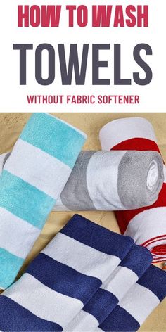 how to wash towels without fabric softener