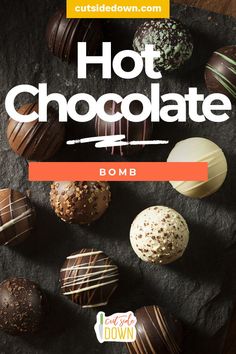 the cover of a book with chocolates on it