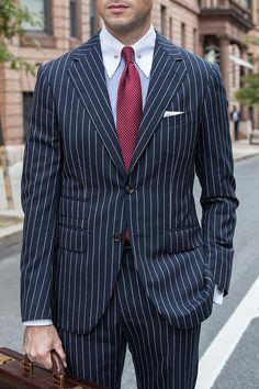 Wonka Costume, Suit Aesthetic, Navy Pinstripe Suit, Blue Suit Men, Costume Inspo, Pinstripe Suit, Men’s Suits, Suit Style, Mens Fashion Suits