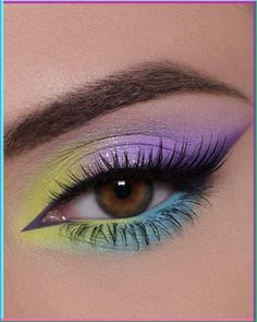 Eyeliner For Hooded Eyes, Vibrant Makeup, Wedding Makeup Tutorial, Bright Makeup, Make Up Inspiration, Eye Makeup Pictures, Makijaż Smokey Eye, Eye Makeup Designs