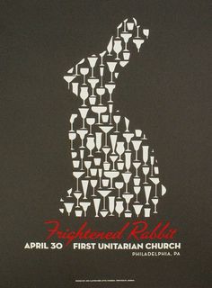 an advertisement for a wine tasting event in philadelphia, pa on black paper with red lettering