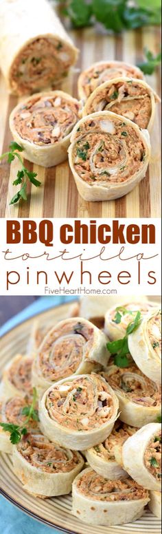 this bbq chicken pinwheels recipe is so easy to make