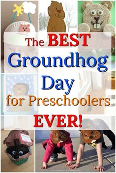 the best groundhog day for preschoolers ever is in this post it's so cute