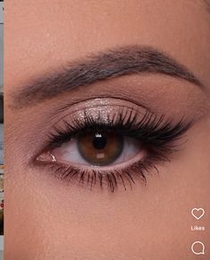 Soft Glam Eye Makeup Tutorial, Clean Eye Makeup, Glam Eye Makeup Tutorial, Soft Glam Eye Makeup, Glam Eye Makeup, Dark Rock, Soft Eye Makeup, Wedding Eye Makeup, Cute Makeup Looks