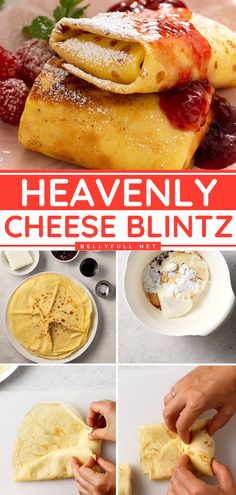 Heavenly Cheese Blintz Recipe Keto Blintzes Recipe, Blintzes Recipe Easy, Cheese Blintzes Filling, Breakfast Crepes Filling, Crepes Recipe Easy