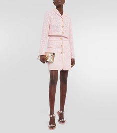 Lace Miniskirt in Pink - Giambattista Valli | Mytheresa Feminine Lace Mini Skirt, Feminine Lace Mini Skirt For Party, Feminine Fitted Lace Mini Skirt, Elegant Lace Trim Mini Skirt, Elegant Lace Mini Skirt With Lace Trim, Elegant Mini Skirt With Lace Trim, Chic Pink Skirt With Lace Trim, Elegant Fitted Lace Mini Skirt, Elegant Lace Trim Mini Skirt For Spring