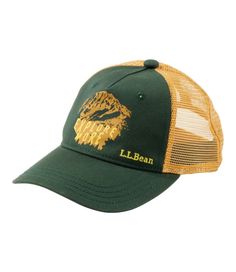 We made our popular trucker-style Kids' hat in a Toddlers' size, with fun graphics inspired by the great outdoors. Slightly Fitted. Visor and crown are made from soft 100% cotton. Breathable 100% polyester mesh shell and front panel. Handwash, dry flat. Adjustable back strap - one size fits all. Imported. | Toddlers' Trucker Hat, Synthetic/Cotton Blend Adjustable Cotton Trucker Hat, Casual Trucker Hat For Adventure, Adjustable Hats For Baseball Season, Outdoor Cotton Trucker Hat With Visor, Cotton Trucker Hat With Visor For Outdoor, Cotton Trucker Snapback Hat With Visor, Trucker Baseball Cap For Outdoor, Cotton Trucker Hat With Visor, Casual Baseball Cap For Adventure