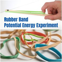 the rubber band potential energy experiment is an easy way to learn how to use it