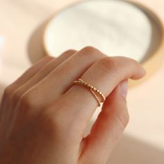 Show off your stylish, playful side with our Chelsea Ring, the perfect two-ring stack. Made up of an entwined hammered and sequin ring duo, it's a fidget-lover's dream come true. DETAILSAvailable in 14k Gold Fill or Sterling Silver Whole sizes 4-11 Modern Twist Adjustable Midi Rings As Gift, Adjustable Midi Rings With A Modern Twist For Gifts, Gift Stackable Double Band Rings With A Modern Twist, Modern Twist Open Band Midi Rings As Gift, Double Band Stackable Promise Rings, Modern Twist Stackable Adjustable Midi Rings, Adjustable Stackable Midi Rings With A Modern Twist, Modern Twist Adjustable Stackable Midi Rings, Adjustable Modern Rings For Promise