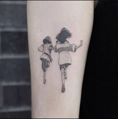 Haku And Chihiro, Running Tattoo, Bestie Tattoo, Chihiro Y Haku