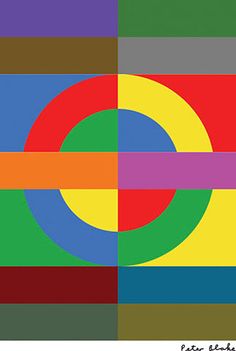 an image of a multicolored background with lines and circles in the same color scheme