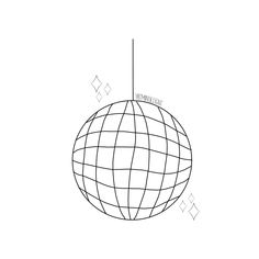 a black and white drawing of a globe