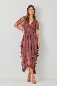 Chestnut Embellished Lace Hem Dress Western Theme Dress, Formal Western Wedding Outfits Guest, Country Wedding Outfits For Women Guest, Country Wedding Attire For Guests, Country Wedding Guest Outfit, Western Wedding Guest, Western Bridesmaid Dresses, Country Wedding Attire, Western Formal