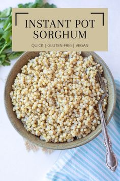 an image of instant pot sorghum in a bowl