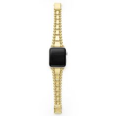 Created exclusively for your Apple Watch®, this watch bracelet is crafted from 18K gold links. Watch face sold separately. Elegant Gold Watch Accessories With Solid Link Construction, Elegant Gold Watch Accessories With Solid Link, Classic Gold Chain Watch, Timeless Gold Bracelet Strap Apple Watch Band, Gold Bracelet Strap Watch Bands For Formal Occasions, Timeless Gold Watch Bands With Bracelet Strap, Timeless Gold Watch Bands With Polished Finish, Classic Yellow Gold Watch Accessories With Bracelet Strap, Timeless Gold Watch Band With Polished Finish