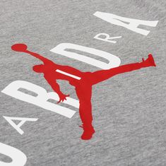 The Jordan Boys Stretch Out Tee is a must-have for any Jordan fan. This shirt is embellished with an enlarged Jumpman front graphic. Athletic Heather Fan Apparel Top With Graphic Print, Athletic Heather Tops With Logo Print For Fans, Gray Logo Print Top For Fan Merchandise, Heather Grey Graphic Tee With Graphic Print, Heather Grey Graphic Tee With Print, Gray Graphic Print Fan Apparel Top, Heather-colored Graphic Tee With Text Print, Athletic Heather Graphic Tee With Logo Print, Gray Fan Apparel Top With Text Print