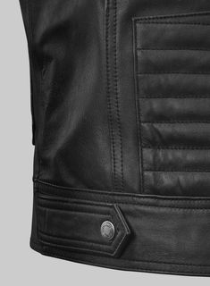 Get ready to spice up any of your regular outfits with our edgy and tough Dargee Black Biker Leather Vest. Handcrafted from top-notch leather, its classic black shade and unique design effortlessly capture attention, crafting a chic statement that echoes with profound grace. Whether you're cruising on your motorcycle or dominating a trendy club, this vest will be your ultimate style partner.    Made Using Pure Napa Sheep Skin Soft Leather    Look Includes     Black  Leather  Antique Silver Zippe Black Leather Jacket With Belt Loops For Fall, Modern Fitted Leather Biker Jacket, Urban Leather Jacket For Business, Classic Fitted Leather Biker Jacket, Luxury Leather Biker Jacket, Fitted Black Leather Jacket With Belt Loops, Modern Black Leather Biker Jacket, Classic Leather Biker Jacket, Black Moto Leather Jacket With Belt Loops