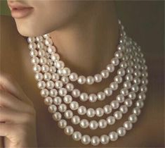 Pearl Necklace Choker, White Pearl Jewelry, Akoya Pearl Necklace, Fine Gold Necklace, Cheap Necklaces, Necklace Collar, White Pearl Necklace