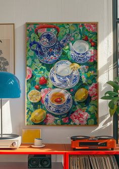 Floral Picnic, Colorful Maximalist, Wall Decor Colorful, Abstract Art Painting Diy, Trendy Home Decor, Art Inspiration Painting, Trendy Home, Trendy Wall Art, Painting Art Projects